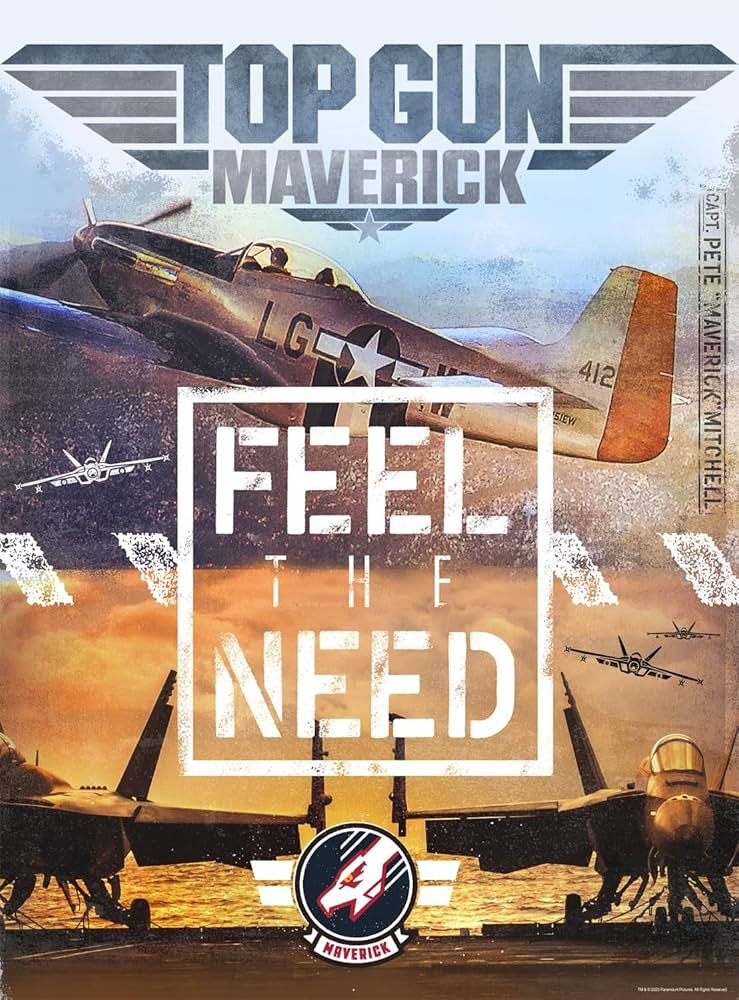TOP GUN 2 ジグソーパズル 1000ピース Amazon | Buffalo Games - Top Gun Maverick - 1000ピース